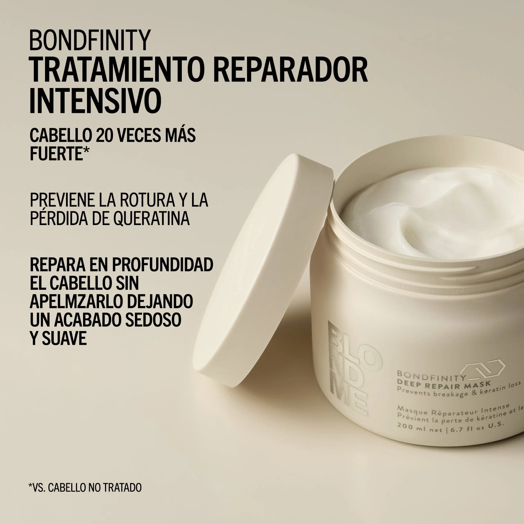 Tratamiento Reparador Intensivo Bondfinity de BLONDME 200ml - Image 4