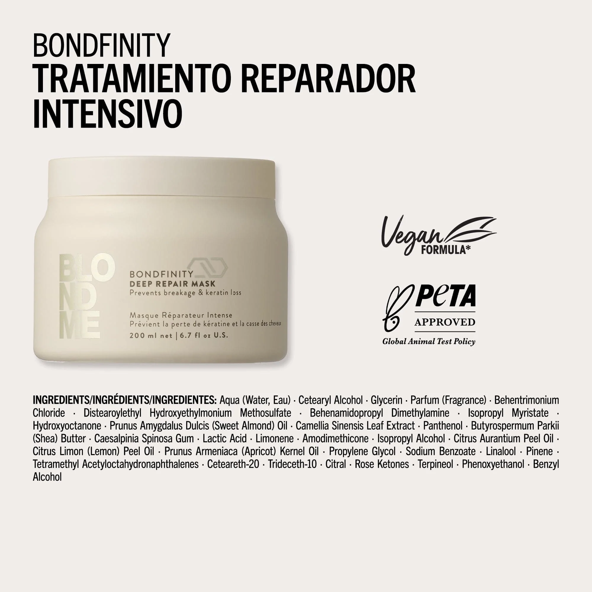 Tratamiento Reparador Intensivo Bondfinity de BLONDME 200ml - Image 6