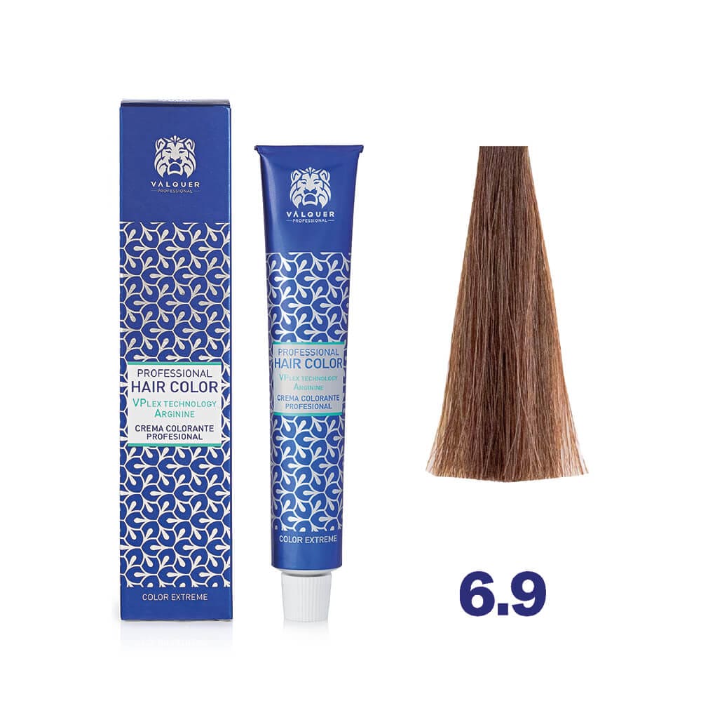 VALQUER 6.9 RUBIO OSCURO MARRON CREMA COLORANTE 60 ML