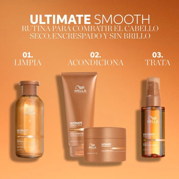 Wella Champú ULTIMATE SMOOTH antiencrespamiento 1000ml - Image 5