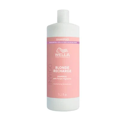 Wella Invigo - Champú BLONDE RECHARGE cabello rubio 1000 ml