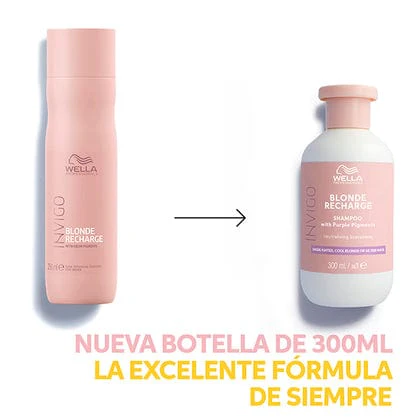 Wella Invigo - Champú BLONDE RECHARGE cabello rubio 300 ml - Image 2